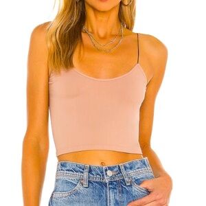 Free People Intimately Skinny Strap Seamless Brami Women Color Tan Size M/L